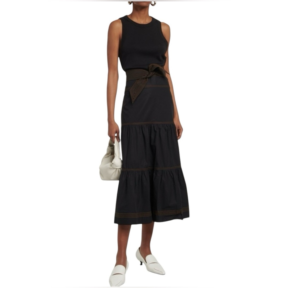 Veronica Beard Black Midi Dress
